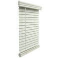thumbnail image 1 of Cordless 2" Faux Wood Blinds, Venetian Horizontal Blinds Window Partial Inside Mount White, 71" W x 72" H, 1 of 7