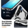 thumbnail image 6 of Dteck Magnetic Case for Samsung Galaxy A25 5G,Shockproof TPU+PC Ring Holder Case Compatible with Mag Safe Military Drop Protection Kickstand Back Cover,Gray, 6 of 7