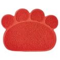 thumbnail image 1 of Methold Exquisitos manteles individuales artesanales: tapete para atrapar arena para gatos, resistente a desgarros, con costuras finas y que no Aseo de mascotas Rojo, 1 of 6