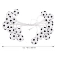 thumbnail image 3 of Guirnalda de luces decorativas con forma de balón de fútbol, ideal para fiestas, bares y KTV (3 m, 20 LED, estilo USB)., 3 of 7