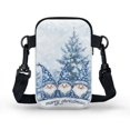 thumbnail image 2 of HELLHERO 2 Layers Polyester Shoulder Purse Women 4.33x1.97x7.09 Santa Claus pattern, 2 of 7