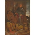 thumbnail image 2 of Milan Thomka Mitrovský 14x18 Black Ornate Wood Framed Double Matted Museum Art Print Titled - Study to Historical Picture (1901-1950), 2 of 5