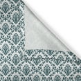 thumbnail image 6 of Ambesonne Damask Grommet Curtain, Baroque Vintage Boho, 50" x 54", Green White, 6 of 6