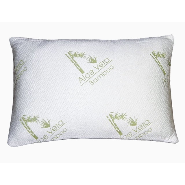 All That Jazz Aloe Vera Memory Foam Pillow Firm para aliviar la presión en la cabeza del cuello (Queen) All That Jazz BHBUSAZIN029616