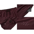 thumbnail image 3 of QPNGRP Men's Beach Swim Trunks Quick Dry Sports Fitness Shorts Drawstring Zipper Pockets and Mesh LiningWine red 36, 3 of 8