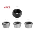 thumbnail image 1 of 4 Pcs M17 Collet Chuck Adapter with Nut Engraving Trimming Machine Electric Router, 1 of 9