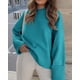 thumbnail image 4 of Suéter PRETTYGARDEN Oversize con Cuello Redondo y Textura Suave XS Azul Lago, 4 of 8