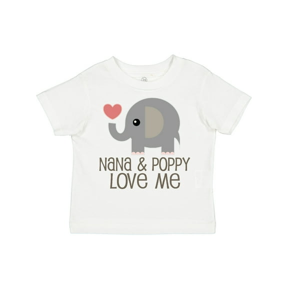 Inktastic Nana and Poppy Love Me Boys or Girls Toddler T-Shirt