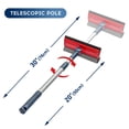 thumbnail image 4 of DSV Standard - Escobilla de goma profesional est&aacute;ndar para limpieza de ventanas | 8 pulgadas, 70 cm, ajustable a 7 &aacute;ngulos, resistente y f&aacute;cil de usar, 4 of 6