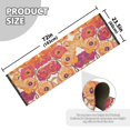 thumbnail image 5 of Yayeee Runner Rug for Bedroom 2'x6' Machine Washable Hallway Non Slip Mat, Orange Hand Drawn Floral, 5 of 8