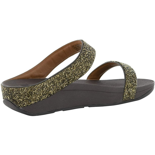 Fitflop fino quartz best sale slide
