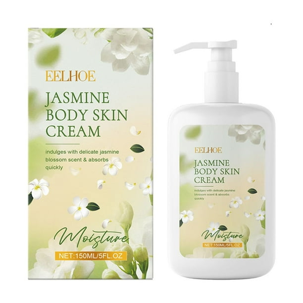 Loción Corporal Hidratante y Nutritiva de Jazmín (150 Ml) | Fórmula Hidratante con Vitamina E y Glicerina | Textura Ligera, para Todo Tipo de Piel | Aroma a Jazmín Rejuvenecedor y Relajante