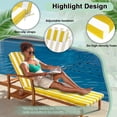 thumbnail image 5 of DTTRA Chaise Lounge Cushions Outdoor, 80 x 26 x 3 Inch, Waterproof Lounge Chair Cushion for Outdoor Furniture, Patio Lounger Pads with Removable Cover Ties Pillow for Pool, Garden Loungers, 5 of 7