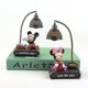 thumbnail image 2 of Lámpara de luz nocturna pequeña de Mickey Minnie, adornos para el hogar de resina, 2 uds., 2 of 2
