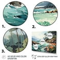 thumbnail image 3 of Designart "Thailand Tropical Paradise horizon" Nautical & Beach Floater Framed Wall Art Living Room, 3 of 7