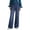 Blue, variant on Flare Jeans for Women Trendy Mid-Low Waist Pants Bootcut Bell Bottom Jeans Stretchy Denim Y2K Pants with Pockets
