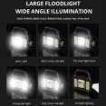 thumbnail image 6 of Portable Solar Searchlight LED Spotlight Solar/USB Rechargeable Powerful Flashlight Dual Light Source Searchlight Waterproof 6 Gears Torch Light for Camping Emergency Outdoor, 6 of 9