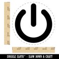 thumbnail image 2 of Power Button Symbol On Off Rubber Stamp for Scrapbooking Crafting Stamping - Large 1-1/4 Inch, 2 of 7