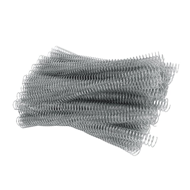 19mm Spiral Binding Coils, 4:1 Pitch, 48 Loops, 170 Sheets, A4 Size, 100 Pack, for Engineer Files, Office Documents, Presentations, with 360 Degree Page Rotation Function