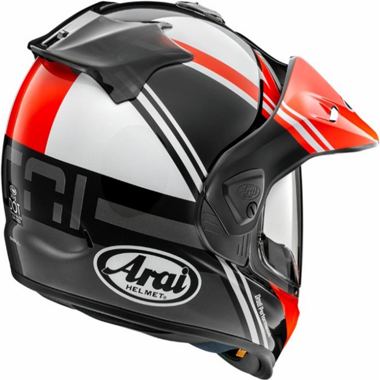 arai dual sport motorcycle helmet XD4 Vision Black Frost Size XS unaffected airflow Arai XD-5 Cosmic Dual Sport