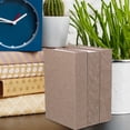 thumbnail image 4 of MOVTOTOP 3Pack Decorative Faux Books Rectangular Shape Light Brown Color Living Room, 4 of 8