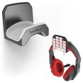 thumbnail image 2 of TotalMount Gaming Aurices Hanger: incluye tiras adhesivas extraíbles para el montaje fácil, sin daños sin daños, escritorio o PC (gancho de auriculares negros con cuna de silicona premium-un paquete), 2 of 2