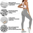 thumbnail image 5 of VASLANDA Women Scrunch Butt Leggings High Waist Yoga Pants with Pockets Tummy Control Workout Running 4 Way Stretch Yoga Leggings, 5 of 6