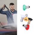 thumbnail image 3 of High Pressure Washer Spray Nozzle, Compact 5PCS High Pressure Washer Spray Tips  for Garden for Washing Car for Sidewalk, 3 of 8