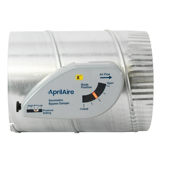 Aprilaire 6110 10" Round Mechanical Barometric Pressure Relief Bypass Damper