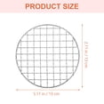 thumbnail image 4 of Round Grill Mesh BBQ Mesh Wire Net Meat Fish Vegetable Tool Versatile Round Steaming Cooling Rack, 4 of 5