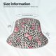 thumbnail image 3 of Balery Rose Mix Leopard 3 Sombreros para el sol para hombre y mujer, sombrero de pescador con UPF 50+, 3 of 6