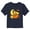 Navy Blue, variant on Toddler's Care Bears Tenderheart Bear Cute Halloween Graphic Tee Athletic Heather 3T