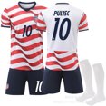 thumbnail image 1 of Camiseta de fútbol de EE. UU. 2026, equipación de fútbol personalizada, camiseta transpirable de manga corta (para hombre y mujer), pantalones cortos y calcetines., 1 of 4