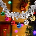 thumbnail image 6 of Christmas Decorations Christmas Tinsel Garland 5.52ft Shiny Metallic Foil Christmas Garlands With Christmas Balls Hanging Decorations for Christmas Tree Decorations Wedding Party Indoor Decor, 6 of 8