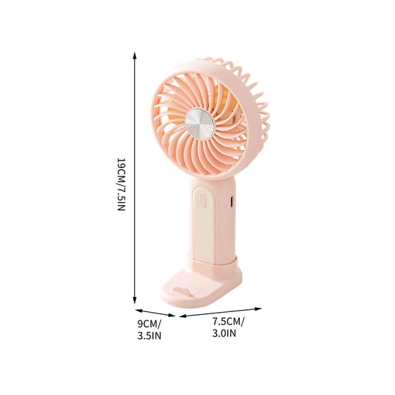 Portable Small Desk Fan with Strong Airflow & Quiet Operation, USB Powered Compact Personal Fan for Office, Bedroom, Home, Travel, Dorm and Outdoor Cooling