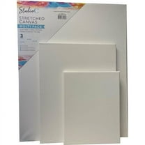 Stretched Canvas Multi-Pack, Assorted Size - Pack of 12