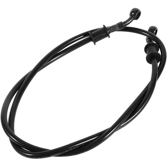 Durite de frein tressée pour moto, 50-120 cm, acier tressé, conduite d'huile, durite de frein d'embrayage (500 mm, Zwart)