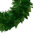thumbnail image 3 of Northlight Wispy Feather Christmas Wreath - 14.5" - Unlit - Green, 3 of 5