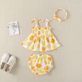 thumbnail image 4 of Foshan ropa para niños vestido de bebé 2019 verano nuevo limón niña vestido de tirantes traje niña f Abanopi Traje de etiqueta, 4 of 7