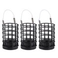 thumbnail image 2 of Equipo de pesca 3 piezas jaulas para cebos BuyWeek acero inoxidable negro, 2 of 14