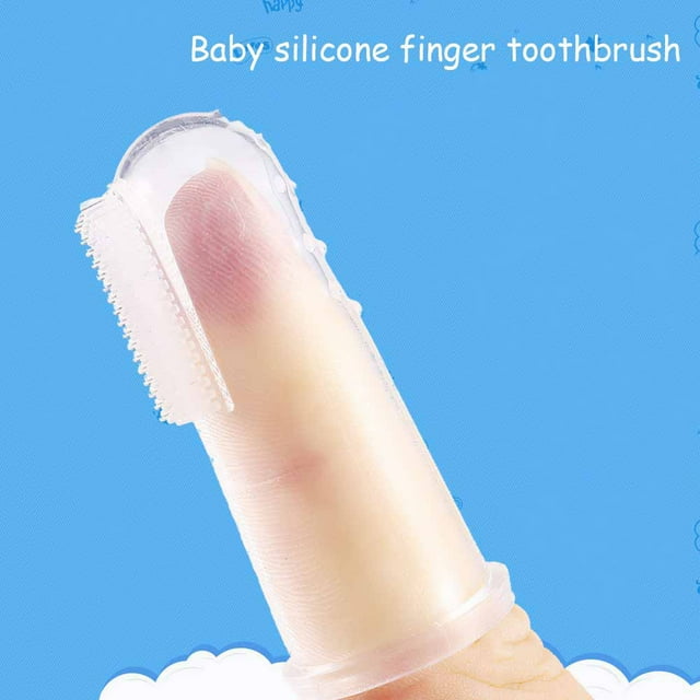 Toothbrush Silicone Soft Finger Toothbrush Teeth Rubber Clean Massage Brush For Baby Infant