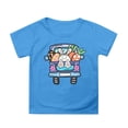 thumbnail image 1 of TZEWGL Tees For Child Cartoon Printed Round Neck Short Petal Sleeved Clothing For Infnants size 12-13T, 1 of 4