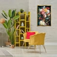 thumbnail image 3 of Stupell Industries Rose Bedecked Woman Plants & Flowers Painting Gold Floater Framed Canvas Art Print Wall Art, 21 x 31, 3 of 10