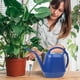 thumbnail image 5 of Lata de riego de plantas de 1 galón | Regadera de plástico de pico largo con patrón de flores | Empuñadura ergonómica | Riego de plantas de flores de jardín interior al aire libre | A prueba de, 5 of 5
