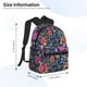 thumbnail image 2 of Disketp Floral Mochila Ligera Clásica con Múltiples Bolsillos, Mochila Casual para Hombre y Mujer, Ideal para Escuela, Trabajo y Viajes, 2 of 6