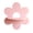 Pink, variant on Ruanlalo Rustic Floating Shelf Wall Display Shelf Wooden Flower Shaped Storage Organizer for Crystal Plants Living Room Kitchen Home Decor