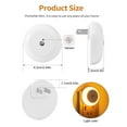 thumbnail image 2 of 4-piece round intelligent light-controlled induction light, small night light, multi-color light, smart home light, 2 of 6