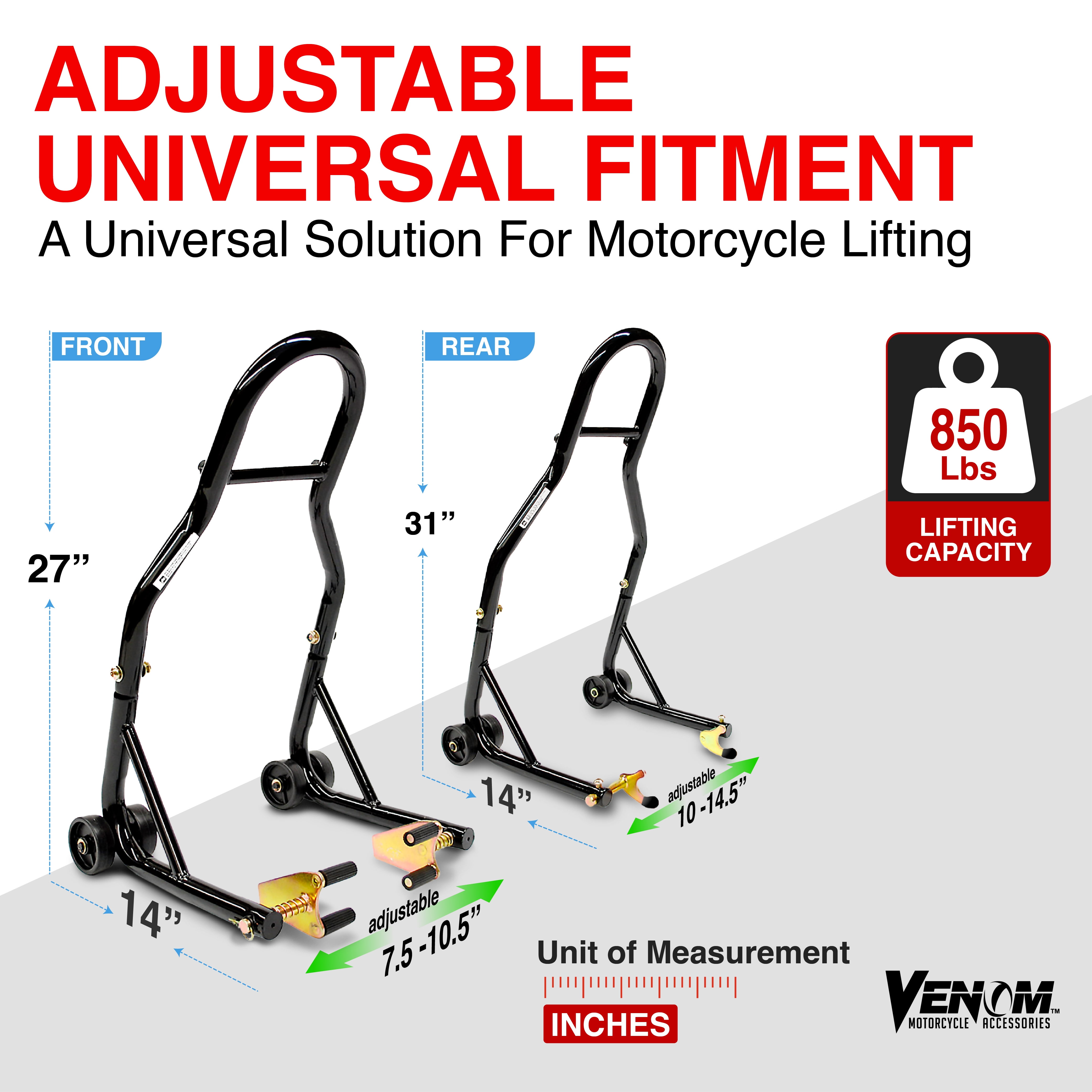 Venom sport bike motorcycle stand deals