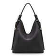 thumbnail image 1 of Bolso Hobo Montana West Negro Grueso de PU de Hombro, 1 of 6