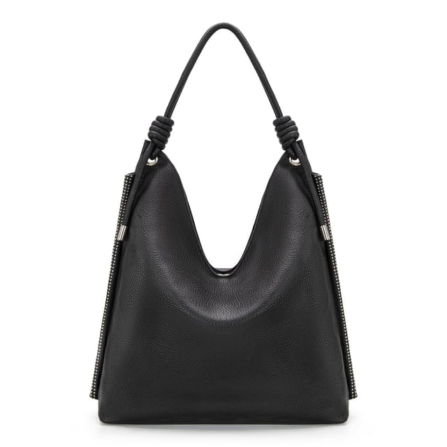 Bolso Hobo Montana West Negro Grueso de PU de Hombro